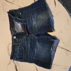 American Eagle dark denim shorts in size 6